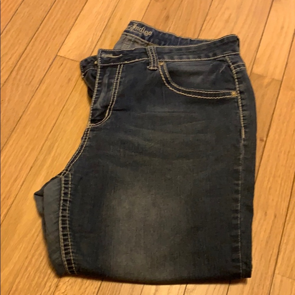 Love Indigo Premium Size 14 Jean Capris